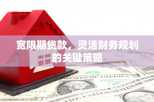 雨城宽限期贷款，灵活财务规划的关键策略