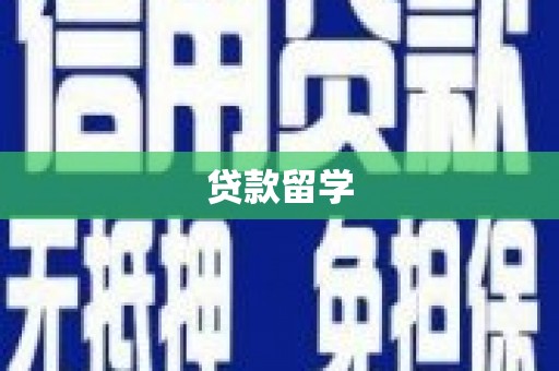 雨城贷款留学