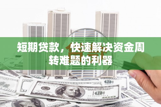 雨城短期贷款，快速解决资金周转难题的利器