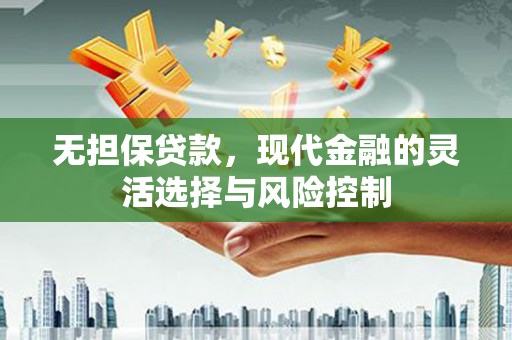 雨城无担保贷款，现代金融的灵活选择与风险控制