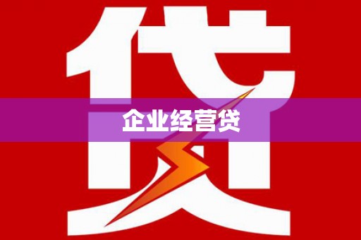 雨城企业经营贷