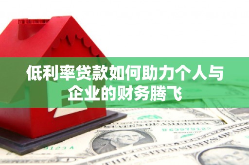 雨城低利率贷款如何助力个人与企业的财务腾飞